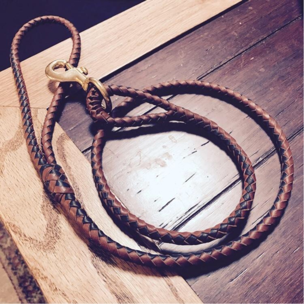 8’ custom braided dog lead!